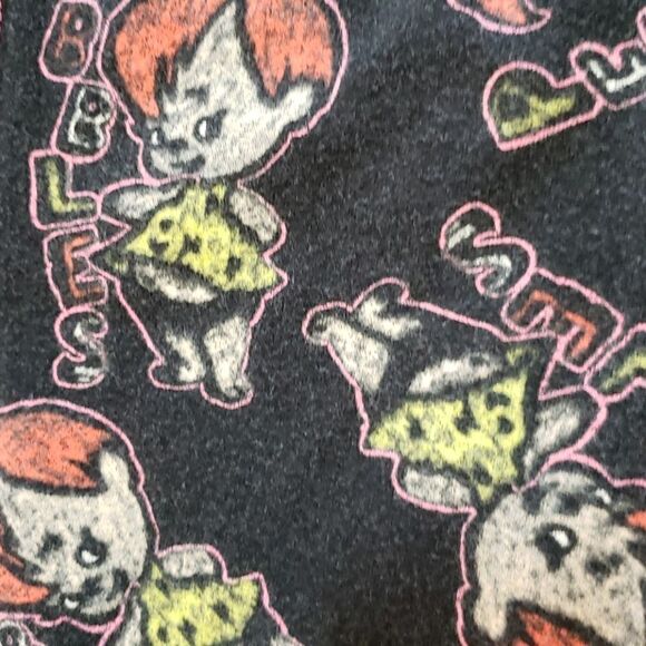 anna-Barbera PEBBLES pajama lounge pants pjs vintage Flinstones - Picture 3 of 5